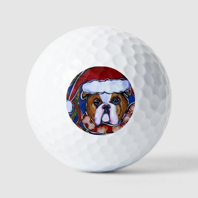 Balles De Golf Bouledogue           (Recto)