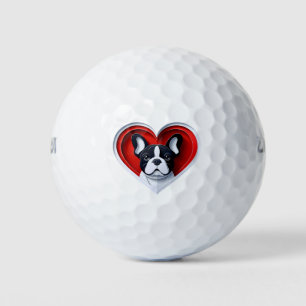 Balles De Golf Bouledogue Français Mignon Frenchie Amoureux des C