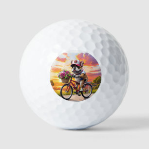 Balles De Golf Bouledogue français vélo French Bulldog
