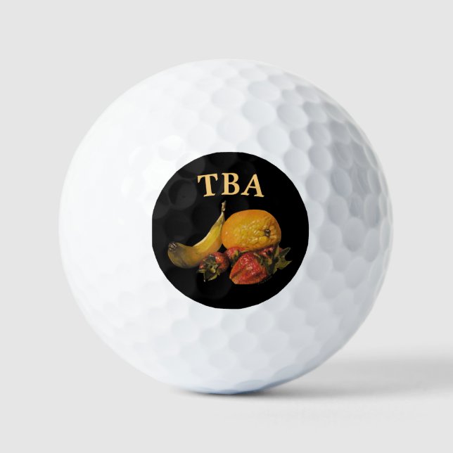 Balles De Golf Boules de golf à fruits (Recto)