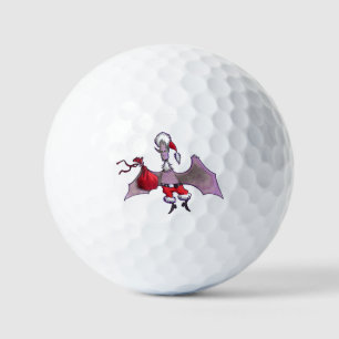 Balles De Golf Boules de golf à valeur blanche père Noël Bat 12 p