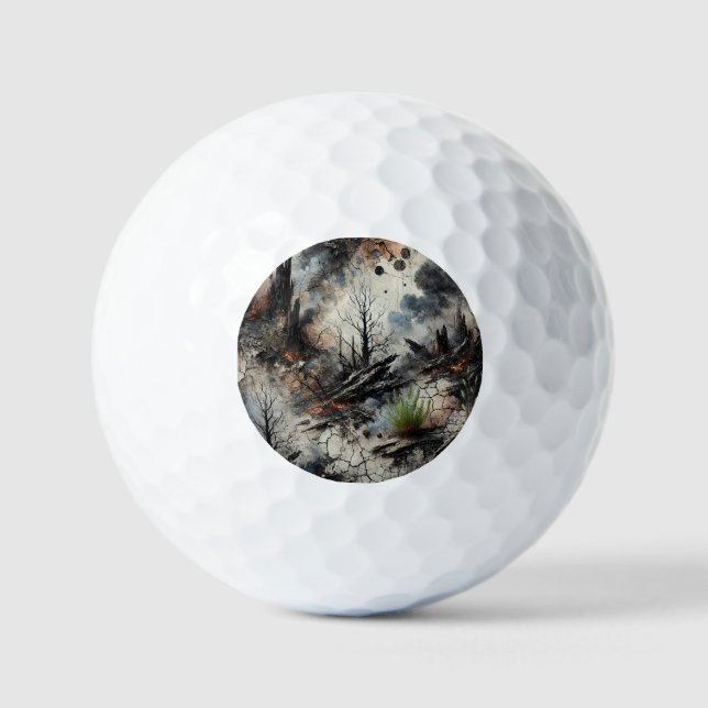 Balles De Golf Boules de golf artistiques (Recto)