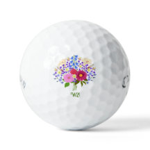 Boules de golf Blumenstrauss