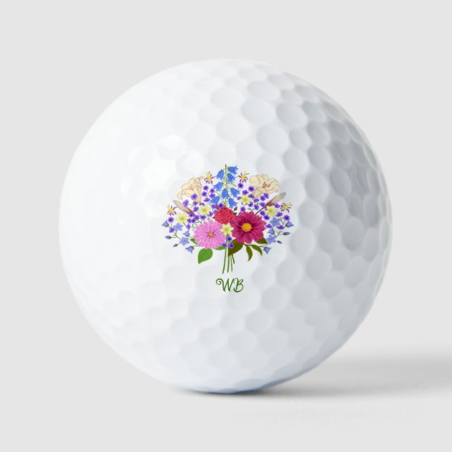 Balles De Golf Boules de Golf Blumenstrauss (Recto)