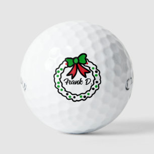 Balles De Golf Boules de golf cadeau de Noël, personnalisées