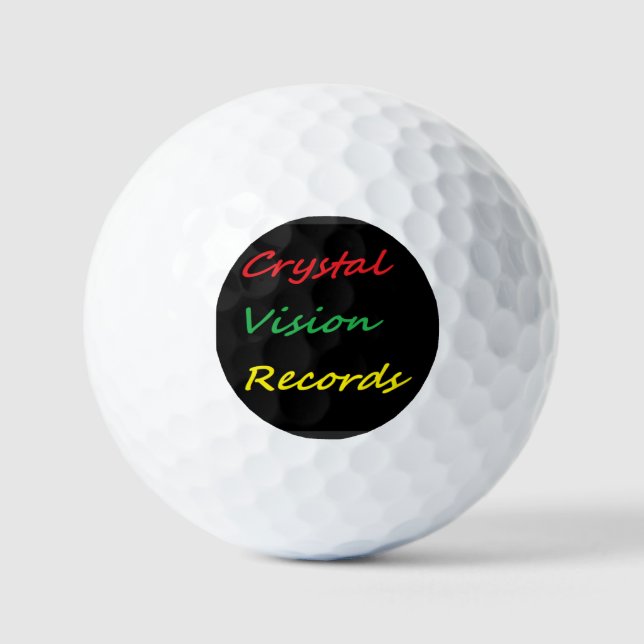 Balles De Golf boules de golf crystal vision records (Recto)