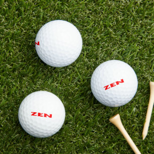 Balles De Golf Boules de golf de valeur rouge zen 3 pk