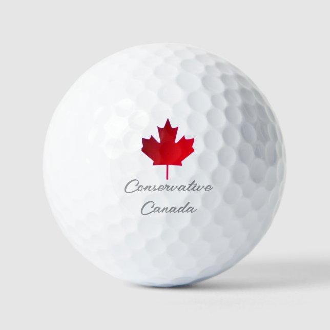 Balles De Golf Boules de golf du Canada conservateur (Recto)