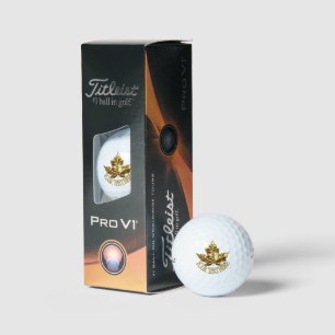 Balles De Golf Boules de golf du Canada personnalisées Cadeaux de