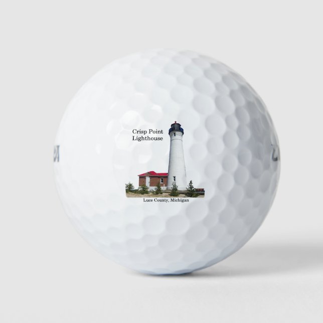 Balles De Golf Boules de golf du phare de Crisp Point (Devant)