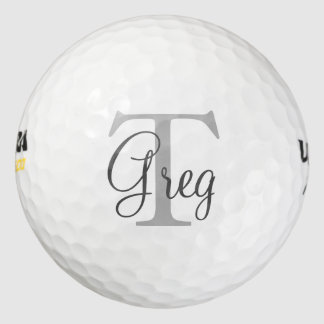 Balles De Golf Boules de golf Monogramme personnalisées| Initiale