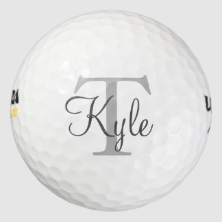 Balles De Golf Boules de golf Monogramme personnalisées| Initiale