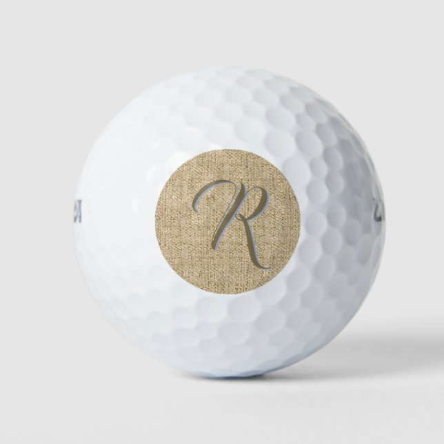 Balles De Golf Boules de golf monogrammed personnalisées (Devant)