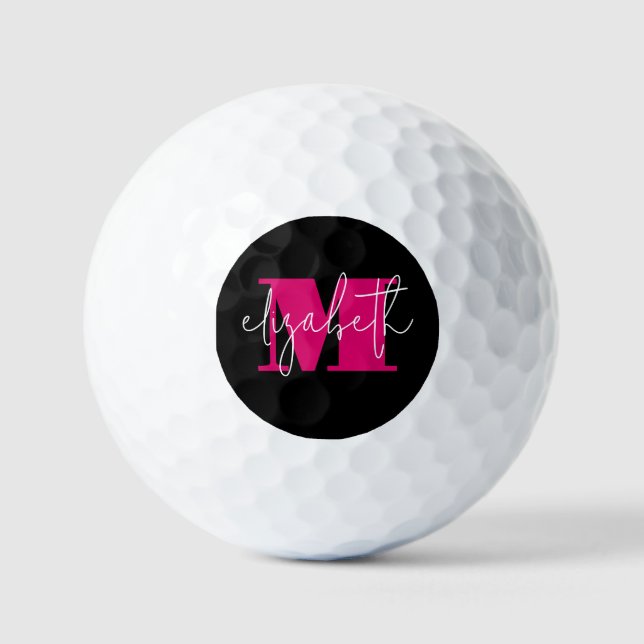 Balles De Golf Boules de golf monogrammes (Recto)