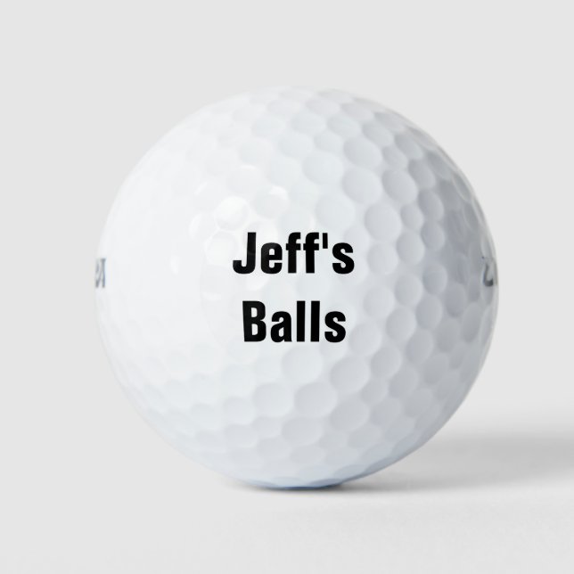 Balles De Golf Boules de golf personnalisées (Devant)