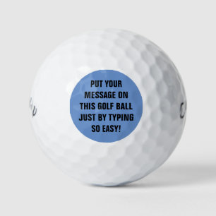 Balles De Golf Boules de golf personnalisées