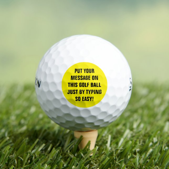 Balles De Golf Boules de golf personnalisées (T-shirt Insitu)