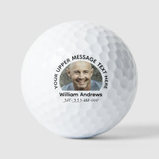 Balles De Golf Boules de golf personnalisées 3 lignes et 3 lignes