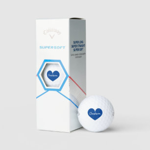 Balles De Golf Boules de golf personnalisées Callaway avec coeur