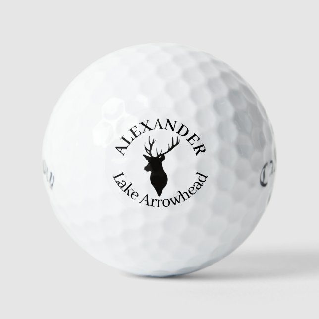 Balles De Golf Boules de golf personnalisées Lake Arrowhead (Recto)