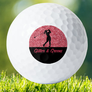 Balles De Golf Boules de golf personnalisées roses