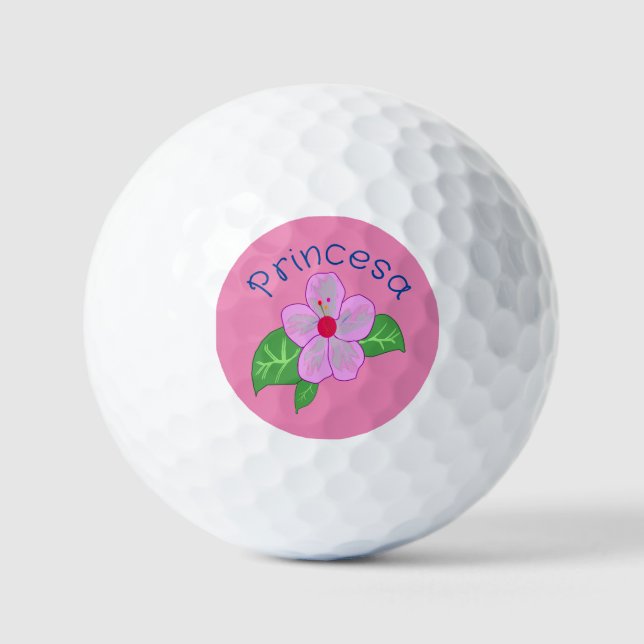 Balles De Golf Boules de golf Princess Design (Recto)