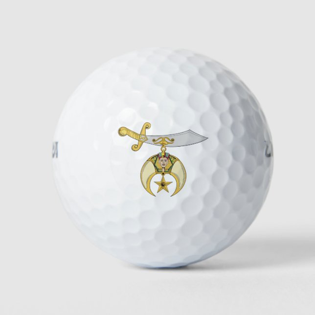 Balles De Golf Boules de golf Shriner (Devant)
