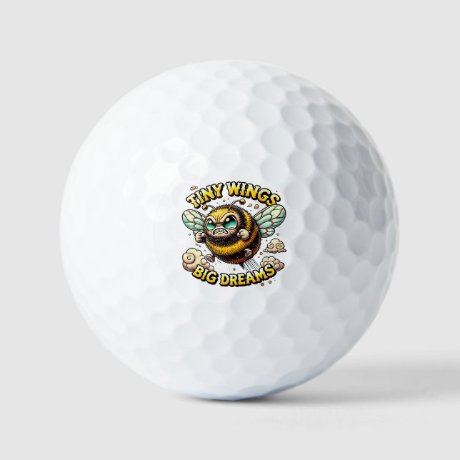 Balles De Golf Bourdonnant vers la grandeur (Recto)