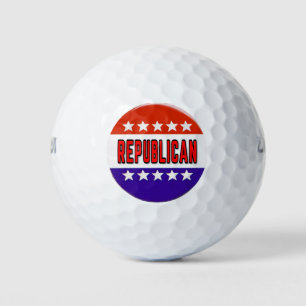 Balles De Golf Bouton républicain