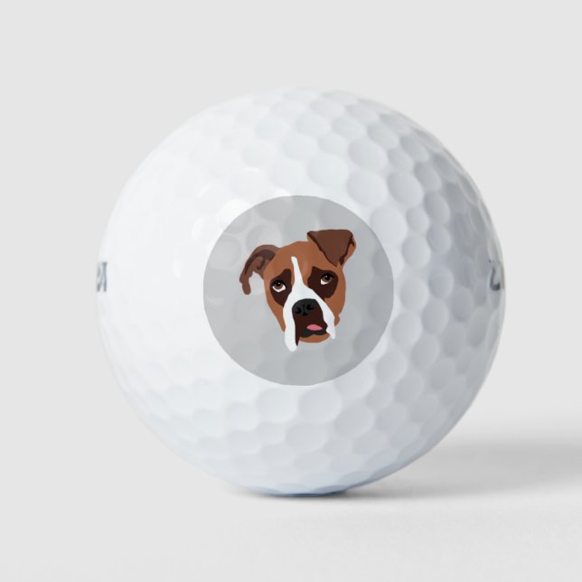 Balles De Golf Boxer Dog Wilson Ultra 500 Distance Golf Ball (Devant)