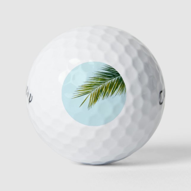 Balles De Golf Branche de palmier (Devant)