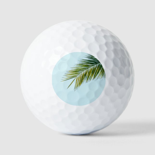Balles De Golf Branche de palmier (Recto)