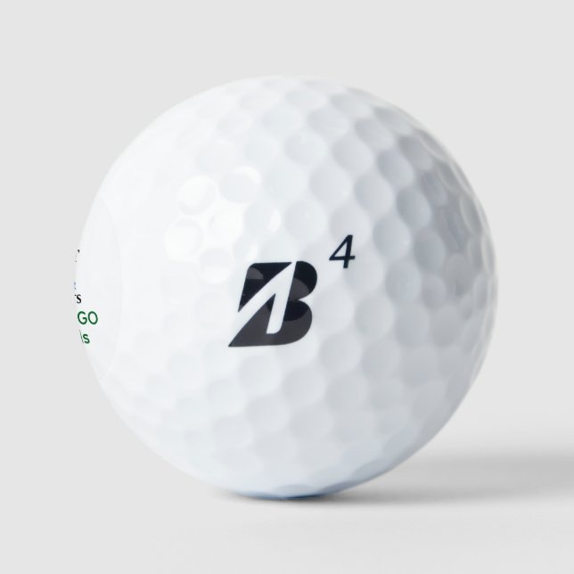 Balles de golf Bridgestone e6 personnalisées (Logo)