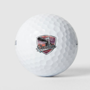 Balles De Golf Brooklyn Design Silver