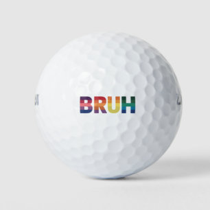 Balles De Golf Bruh Mème Drôle Dire Bro Saluer Gay LGBT Pride