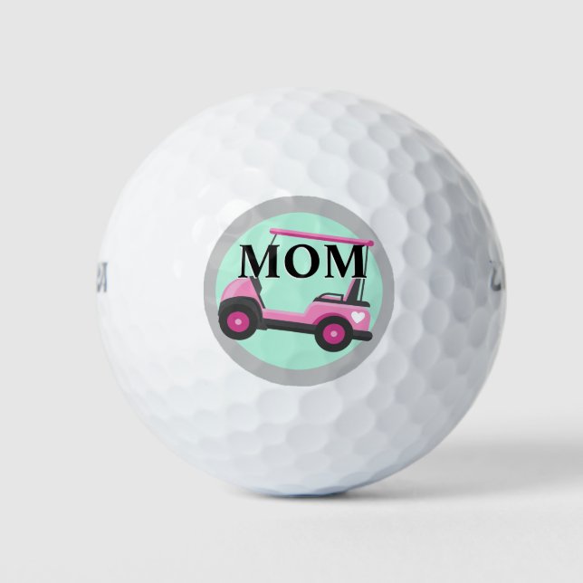 Balles De Golf Bubblegum Pink Golf Part Maman (Devant)