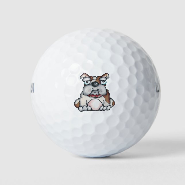 Balles De Golf Bulldog (Devant)