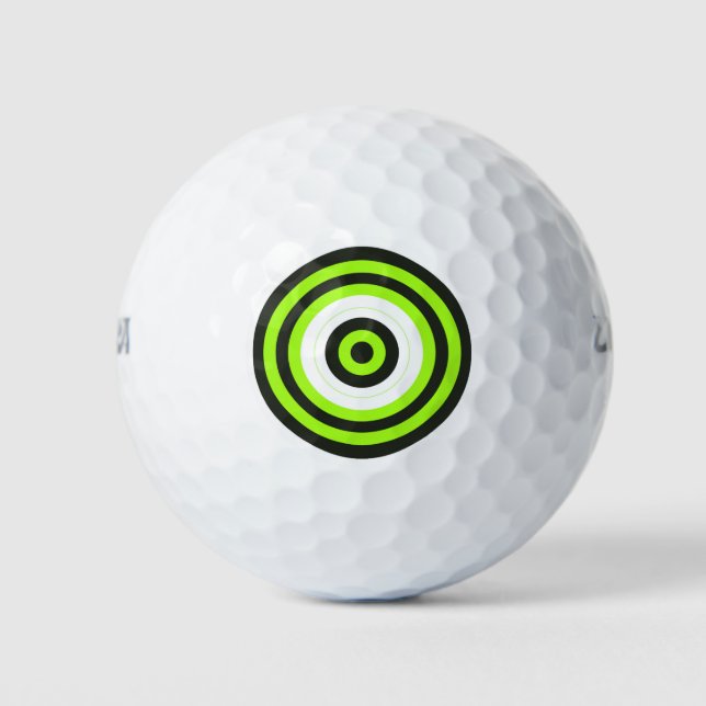 Balles De Golf Bullseye (Devant)