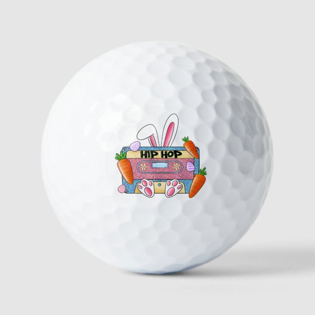 Balles De Golf Bunny de bande de cassette Hip hop (Recto)
