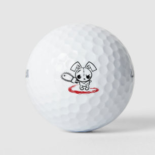Balles De Golf Bunny vaudou grincheux