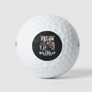 Balles De Golf Ça va prendre Felon et Trump Vance