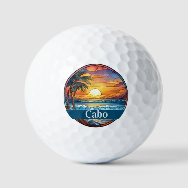 Balles De Golf Cabo San Lucas Beach Vacation (Recto)
