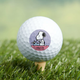 Balles De Golf cacahuètes Snoopy à la machine à écrire
