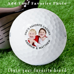 Balles De Golf CADDIES FAVORITES DE DAD Cool personnalisé Photo m