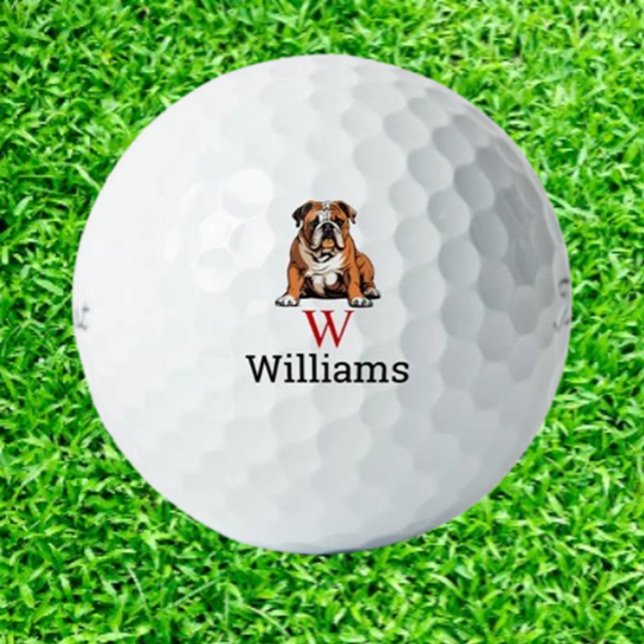 Balles De Golf Cadeau Bouledogue (Surprise your loved ones with Bulldog Gift Golf Balls—thoughtful, unique golf gifts that show you ca)