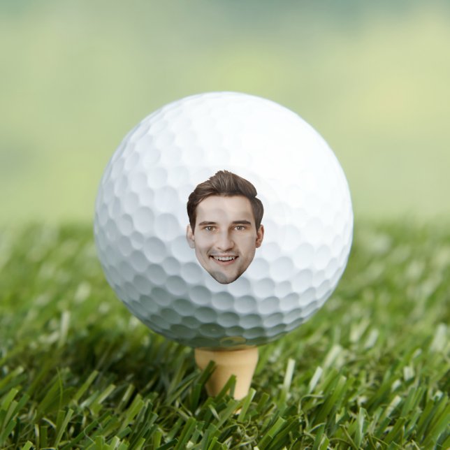 Balles De Golf Cadeau d'anniversaire de retraite avec visage pers (T-shirt Insitu)