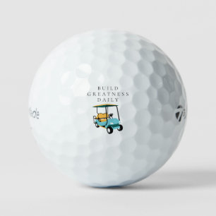 Balles De Golf Cadeau de dévouement à la croissance 'Construire l