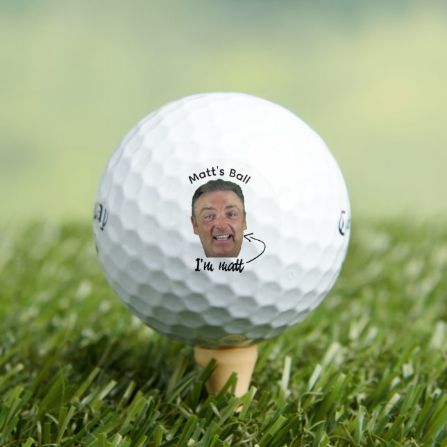 Balles De Golf Cadeau de golf drôle "Balle Perdue" - Visage de go (T-shirt Insitu)