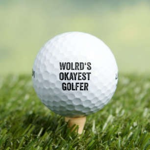 Balles De Golf Cadeau de golf drôle disant que le golfeur est moy