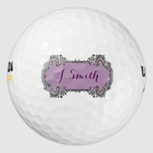 Balles De Golf Cadeau de golf personnalisé Monogramme vintage